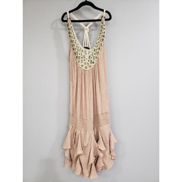 Windsor Dress Women M Vintage y2k Midi Whimsy Fairycore Boho Festival Hippie - Picture 1 of 8